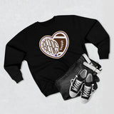 Bears Heart Football Crewneck Sweatshirt