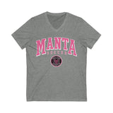 Manta Soccer V-neck Unisex Jersey Short Sleeve