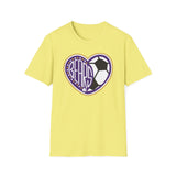 Bears Soccer Heart Unisex Softstyle T-Shirt