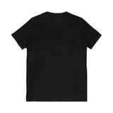 Football Mom - Unisex Jersey Short Sleeve V-Neck Tee
