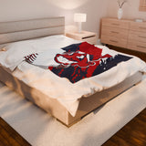 The Man Velveteen Plush Blanket