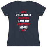 AVC Volleyball Prettiest Moms Ladies' T-Shirt