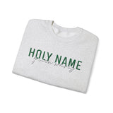 Holy Name Script Unisex Heavy Blend™ Crewneck Sweatshirt