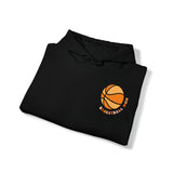 Basketball Mom Era Orange Unisex Heavy Blend™ Hooded Sweatshirt