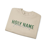 Holy Name Script Unisex Heavy Blend™ Crewneck Sweatshirt