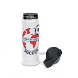 Internationals Stainless Steel Water Bottle, Standard Lid
