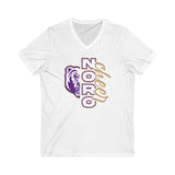NORO Cheer V-neck Unisex Jersey Short Sleeve
