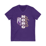 NORO Cheer V-neck Unisex Jersey Short Sleeve