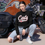 Cat's Women's Cropped Basketball Sweatshirt