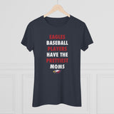 Eagles Prettiest Moms Baseball Ladies' V-Neck T-Shirt (more colors)