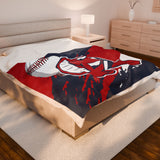 The Man Velveteen Plush Blanket