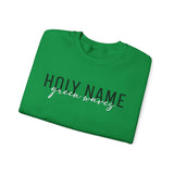 Holy Name Script Unisex Heavy Blend™ Crewneck Sweatshirt