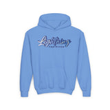 *YOUTH* Lightning Fastpitch Heavy Blend Hooded Sweatshirt