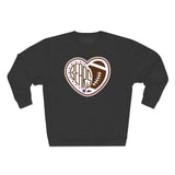 Bears Heart Football Crewneck Sweatshirt