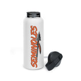 Seminoles Football Stainless Steel Water Bottle, Standard Lid