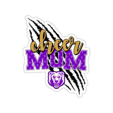 Cheer Mom - CAR DECAL - Water Resistant Die-Cut Sticker