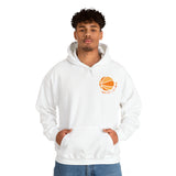 Basketball Mom Era Orange Unisex Heavy Blend™ Hooded Sweatshirt