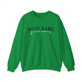 Holy Name Script Unisex Heavy Blend™ Crewneck Sweatshirt