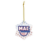 MAC Basketball Ceramic Ornament