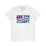 AVC VB Unisex Jersey Short Sleeve V-Neck Tee