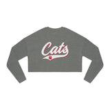 Cat's Women's Cropped Basketball Sweatshirt