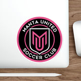 CAR DECAL - Water Resistant Die-Cut Sticker Manta Soccer