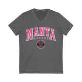 Manta Soccer V-neck Unisex Jersey Short Sleeve