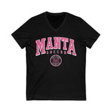 Manta Soccer V-neck Unisex Jersey Short Sleeve