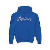 *YOUTH* Lightning Fastpitch Heavy Blend Hooded Sweatshirt