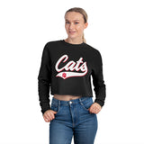 Cat's Women's Cropped Basketball Sweatshirt