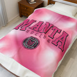 Manta Soccer Velveteen Plush Blanket