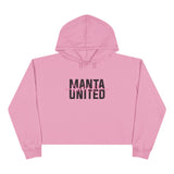 Manta United Soccer Crop Hoodie