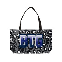 BTG cheetah Weekender Tote Bag