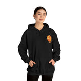 Volleyball Mom Era Orange Unisex Heavy Blend™ Hooded Sweatshirt