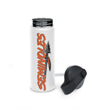Seminoles Football Stainless Steel Water Bottle, Standard Lid
