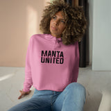 Manta United Soccer Crop Hoodie