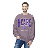 Bears Football Unisex Midweight Softstyle Fleece Crewneck Sweatshirt