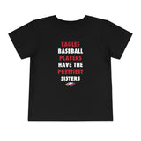 Eagles Sisters Toddler Short Sleeve Tee