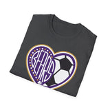 Bears Soccer Heart Unisex Softstyle T-Shirt