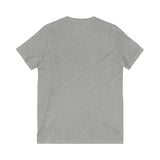 Football Mom - Unisex Jersey Short Sleeve V-Neck Tee