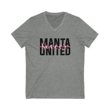 Manta United Soccer V-neck Unisex Jersey Short Sleeve