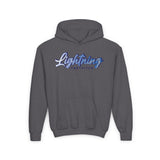 *YOUTH* Lightning Fastpitch Heavy Blend Hooded Sweatshirt