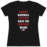 Eagles Prettiest Moms Baseball Ladies' V-Neck T-Shirt (more colors)