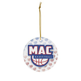 MAC Basketball Ceramic Ornament