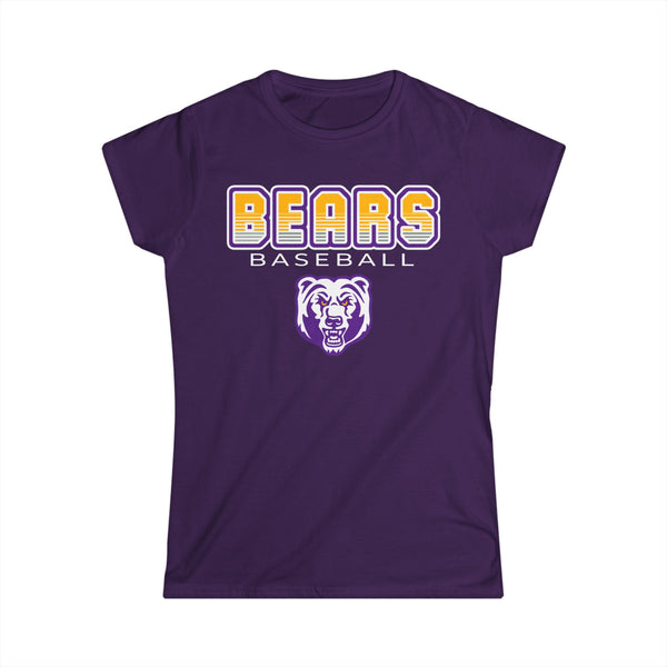 Women's ADULT Bears Baseball T-Shirt