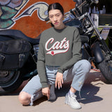 Cat's Women's Cropped Basketball Sweatshirt
