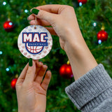 MAC Basketball Ceramic Ornament