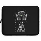 Black eye chart Laptop Sleeve