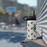 Medina Bees Stainless Steel Water Bottle, Standard Lid