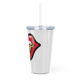 Leo world tour Plastic Tumbler with Straw